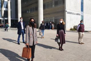 Jueces de la última promoción en prácticas